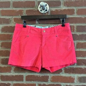 Pink corduroy athleta shorts